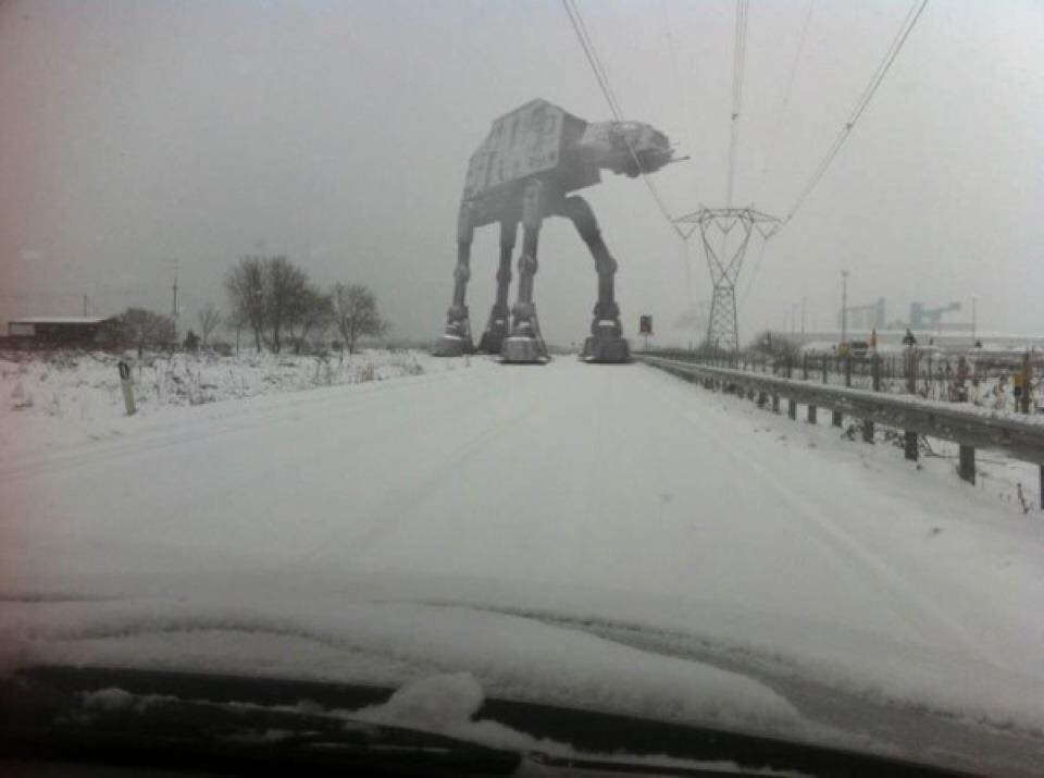 A43 open, but I can’t get round this guy.jpg