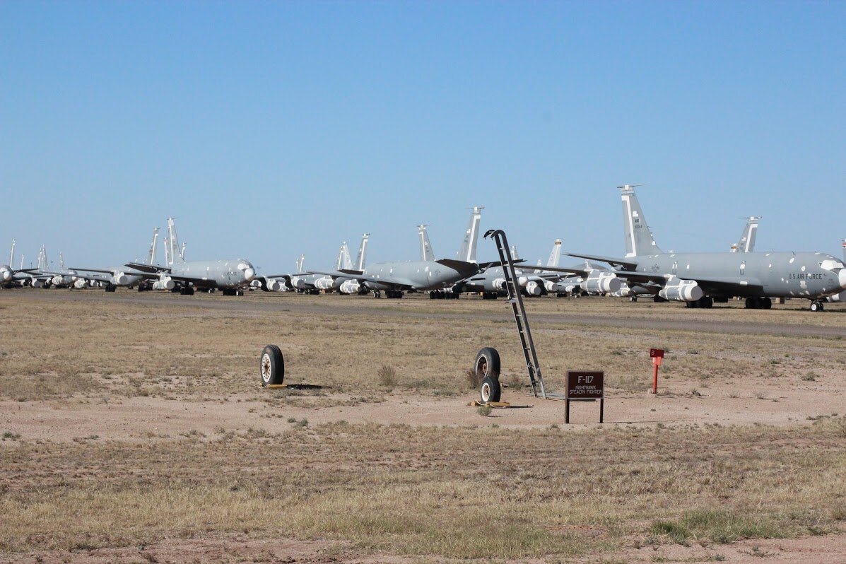 The first USAAF Stealth fighter goes to the Boneyard !!!!!.jpg