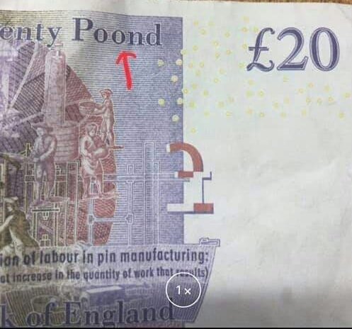 A gang from Newcastle are trying to pass on fake £20 notes.jpg