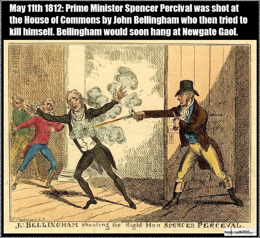 THE ONLY PRIME MINISTER TO BE MURDERED . HOUSE OF COMMONS 1812.jpg