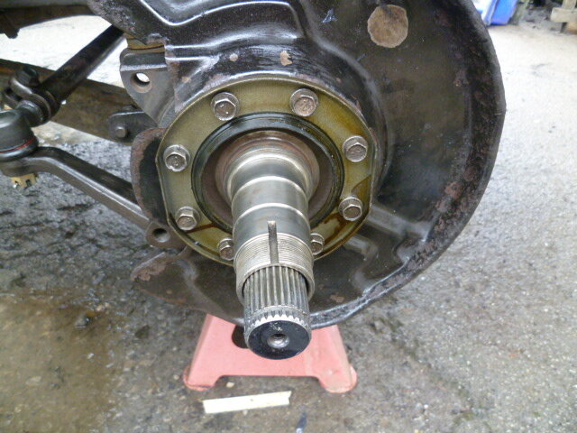 Finished stub axle.JPG