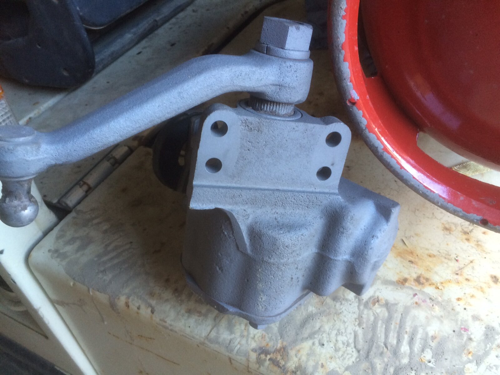 My Steering  box cleaned.jpeg
