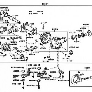 Media 'Front Axle Housing & Differential Assembly - Diagram.JPG' in category 'Forum Content'