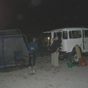 Alison and Becks at Bee camp.JPG