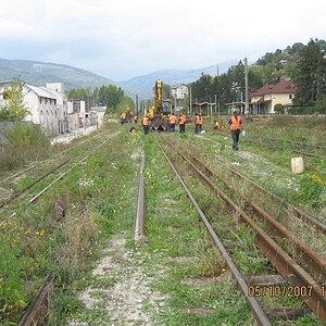 Comarnic Station Track dismantling.jpg