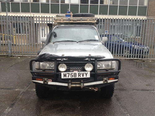 Jon Beardmore Vehicle M758 RVY from front.JPG