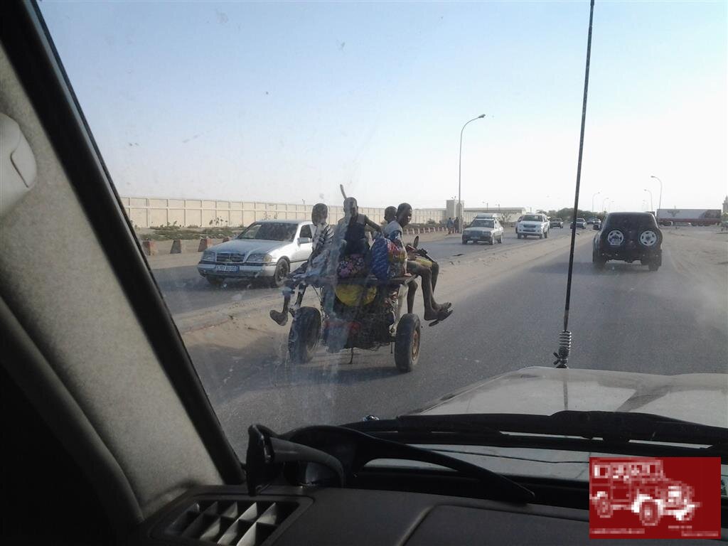 Overtaken by a donkey and cart :)